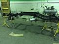Chassis decapado meyalizado e pintado co  tinta propria para o chassis